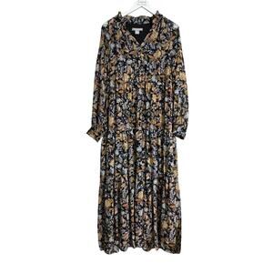 Lucky Brand Floral peasant Maxi Dress Size XL